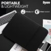Dyazo 13-13.3" inch Laptop Sleeve case Cover Bag Compatible for All Notebooks Such as Mac Book Pro or Air 2023-2021 M2 M1 with Front Accessories Pocket Neoprene Black - Image 2