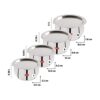 Sumeet Stainless Steel Belly Shape 4 Pc Tope/Cookware/Pot Set with Lid 380ML, 500ML, 780ML, 1.1Ltr, (Silver) - Image 4