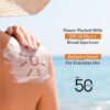 OG BEAUTY SCIENCE SPF 50 PA+++ Sunscreen with Vitamin C & Liquorice Extract - Dermatologically Tested - Broad Spectrum (20 ml) - Image 7
