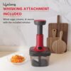 Lifelong Push Chopper 650ml | Compact and Efficient Vegetable, Onion, and Garlic Chopper, Essential Manual Kitchen Cutter for Quick and Easy Food Preparation, Ideal for Small Kitchens and Meal Prep - Image 4