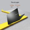 ASUS Vivobook Go 15 (OLED) 2023, AMD Ryzen 3 7320U, 15.6" (39.62 cm) FHD OLED, Thin & Light Laptop (8GB/512GB SSD/Windows 11/Office 2021/Alexa Built-in/Backlit KB/Mixed Black/1.63 kg), E1504FA-LK322WS - Image 7