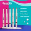Swiss Beauty Craze Duo Non transferable Lipstick | 2-in-1 Long lasting Lip Colours with Satin Matte Finish | Shade- Peach Me Pink, 2g - Image 4