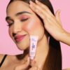 Blue Heaven Pop & Glow Eye & Cheek tint blusher for face makeup, Blush enriched with Rosehip and Coconut oil - Spicy Pink, 12ml - Image 4