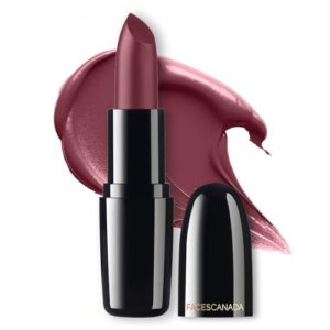FACES CANADA Weightless Creme Finish Lipstick - Amber (Pink), 4g | Creamy Finish | Smooth Texture | Long Lasting Rich Color | Hydrated Lips | Vitamin E, Jojoba Oil, Shea Butter, Almond Oil