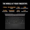 ASUS TUF Gaming, AMD Ryzen AI 9 HX 370, 2.0GHz, NVIDIA GeForce RTX 4060, 32GB RAM, 2TB SSD, FHD 165Hz 400nits, 14", Windows 11, MS Office 2021, Jaeger Gray, 1.46KG, FA401WV-RG037WS Gaming Laptop - Image 7
