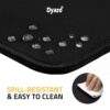 Dyazo Large World Map Anti-Slip Extended Desk Mat| Mouse Pad | Water Resistant Mat for Laptop| Computer Size 800 x 300 mm (Black No Logo) - Image 5