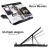 ELV Direct Adjustable Foldable Laptop Stand, Portable Laptop Riser, Laptop Tabletop Stand for Desk Foldable, Ergonomic Computer Notebook Stand Holder for Laptops up to 15.6 Inches - Image 4