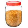 Yera Glass Aahaar Jars Storage Container, 2425 ML | Clear, Durable & Elegant Kitchen Organizer | Multipurpose Airtight Storage Jars Container for Food, Pulses, Spices, Cookies, Snacks | (Bulk Pack). - Image 6