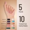 Swiss Beauty Chrome & Matte Twin Eyeshadow Stick | Mix of Matte and Shimmer | Easy to blend, non creasing eyeshadow | 24 Hour Stay | Shade- Cinnamon Crush, 2g - Image 5