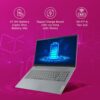 Lenovo IdeaPad Slim 3 12th Gen Intel® Core™ i5-12450H 15.6 inch (39.6cm) FHD Laptop (16GB/512GB SSD/Windows 11/Office 2024/Alexa Built-in/1Yr ADP Free/3 Month Game Pass/Arctic Grey/1.62Kg), 83ER00KPIN - Image 3