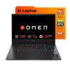 HP OMEN Gaming Laptop, AMD Ryzen 9 7940HS AI-Powered, 8GB RTX 4070 GPU, 16.1-inch (40.9 cm), FHD, IPS, 165Hz, 300 nits, 16GB DDR5, 1TB SSD, RGB Backlit KB, B&O (Black, 2.38 kg), xf0100AX