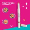 Swiss Beauty Craze Duo Non transferable Lipstick | 2-in-1 Long lasting Lip Colours with Satin Matte Finish | Shade- Peach Me Pink, 2g - Image 3