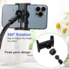 Xtore® Universal Mobile Phone Holder & Tablet Tabletop Holder with 360° Rotation (Black, Pack of 1) - Image 4