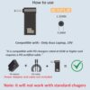ETZIN 100W (4.0 * 1.35mm) Type C Female to DC Converter for Asus X201E, X553S, X200LA, Fast Charging Type C to Asus Replacement Laptop PD Adapter - Image 3