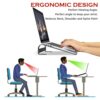 ELV Direct Tabletop Direct Laptop Stand, Ergonomic Aluminum Computer Stand, Laptop Riser, Ventilated Lapdesk Compatible for Tablets and Laptops Upto 15.6 inches (39.62 cm), Black, JJ-Laptop-STD - Image 6