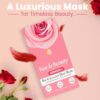 Bee & Beauty Bio Collagen Overnight Mask Pack of 1 | Korean Face Mask For Glass Skin | Pink Sheet Mask For Deep Hydration, Rejuvenation With Bulgarian Rose - Image 2