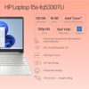 HP 15s, 12th Gen Intel Core i5-1235U,16GB DDR4, 512GB SSD (Win11, Office21, Silver, 1.69kg) Anti-Glare,15.6-inch(39.6cm), FHD Laptop, Intel Iris Xe Graphics, Backlit KB, HD Camera, fq5330TU - Image 13