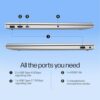 HP 15 AI Laptop, Intel Core Ultra 5 125H,12 Tops, 16GB DDR5, 1TB SSD,(Win 11, Silver, 1.65 kg),Anti-Glare, 15.6-inch (39.6 cm), FHD, Intel Arc Graphics, FHD Camera, Backlit KB, fd1197TU - Image 8