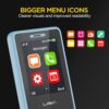 Lava A5 (2025) Dual SIM Keypad Mobile with 2.4'' Big Display | UPI Support, 1200mAh Battery | BOL Feature | Camera | Auto Call Recording | Glass Finish | and 7 Regional Languages - Blue - Image 9