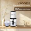 INALSA Electric Chopper for Kitchen With 450 Watts Pure Copper Motor 2 Speed Option|Chop, Mince, Puree, Dice|Twin Blade Technology|One Touch Operation,Long Power Cord-Bullet Inox - Image 6