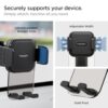 Spigen Dashboard & Windshield Car Mobile Holder [Strong Suction Cup][360° Rotational][Stable Hold] Compatible with Most Smartphone Devices - Black - Image 4