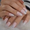 Gush Beauty Press On Nails | Reusable Extensions | Artificial Nails Set | Long Lasting Design | Glue Tabs and nail glue included | Pack of 24 Nails | For women (Aura - Short Round) - Image 2