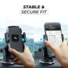 Kratos Grip X3 Premium Mobile Holder for car Dashboard/Windshield with Back Button car Mobile Holder Rotatable 360 Car Mount with Suction Cup Compatible with 4 to 7" Smartphone, Phone Holder in car - Image 4