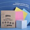 Multi-Purpose Sponge Wipes (Pack of 3) | Reusable Kitchen Cleaning Sponge - 10x Absorbent | Multipupose Washable Sponge Wipes for Dry & Wet Use | Natural Cellulose Sponge Wipes for Kitchen - Image 8