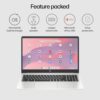 HP Chromebook 15A Intel Celeron N4500 15.6 Inch (39.6Cm) Hd,Anti-Glare, Chrome OS Micro-Edge Laptop(4Gb Ram/128 Gb Emmc/Intel Uhd Graphics/Google Assistant/Chrome 64/Numeric Keypad) 15A- Na0012Tu - Image 2