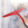 Cello Kleeno Platfrom and Glass Plastic Wiper | Featuring Dual-Purpose Design, Rubberised Handle For Comfortable Grip, Hanging Provision | Ideal for Home, Kitchen & Office | Red and Grey - Image 3