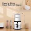 INALSA Electric Chopper for Kitchen With 450 Watts Pure Copper Motor 2 Speed Option|Chop, Mince, Puree, Dice|Twin Blade Technology|One Touch Operation,Long Power Cord-Bullet Inox - Image 8