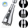 ALWAFLI Tap Extender for Kitchen Sink Universal Flexible Kitchen Faucet Rotating Water Faucet for Washbasin Flexible Tap for Easy Access Sink Sprayer Attachment (1)