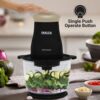INALSA Electric Chopper for Kitchen & Meat Grinder|1.5 L Capacity|Unbreakable Bowl|400 W Motor|Stainless Steel Double Layer Chopping Blade & Whisking Blade|Chop, Mince&Whisk|2 Yr Warranty-MultiChopPc - Image 7