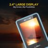 Lava A5 (2025) Dual SIM Keypad Mobile with 2.4'' Big Display | UPI Support, 1200mAh Battery | BOL Feature | Camera | Auto Call Recording | Glass Finish | and 7 Regional Languages - Blue - Image 5