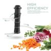 Industries Food Chopper, Vegetable Chopper, Onion Chopper, Garlic Chopper Hand Chopper for Vegetables Large Chopper - Image 4