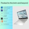 HP Pavilion 14, 12th Gen Intel Core i7-1255U, 16GB DDR4, 1TB SSD, (Win11, Office21, Silver,1.41 kg), IPS, Micro-edge, BrightView,14-inch (35.6cm) FHD Laptop, Intel Iris Xe graphics, HD camera,dv2015TU - Image 2
