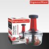 SignoraWare Thunder Chopper Plastic Quick Cutter Machine for Kitchen | with 3 Stainless Steel Blade | BPA FREE| Multipurpose for Vegetable, Dry Fruit etc | Handy Manual Chopper | (650ml | Multicolor) - Image 8