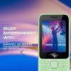 itel it5330 Keypad Mobile Phone | 2.8" Big Display | Premium Glass-Like Back Design | 1900mAh Long-Lasting Battery | Auto Call Recording | Wireless FM | Light Green - Image 4
