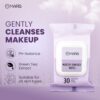 MARS Makeup Remover Wet Wipes for Face | 30 Cotton Soft Wipes | Hydrating & Refreshing | Enriched with Green Tea & Aloe Vera Extract | Soothing & Maintains pH Balance | Gentle on Skin - Image 3