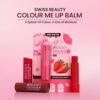 Swiss Beauty Colour Me Tinted Lip Balm with 12 Hours of Hydration | For Dry & Chapped Lips | With SPF 15, Shea Butter and Vitamin E | Long Lasting Glossy Finish Lip Balm | Shade - Coconut Blast, 4.5g - Image 2