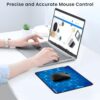 Ant Esports Hexa Mouse Pad, Anti-fray Stitching, Waterproof Surface & Non-Slip Rubber Base with Stitched Edges Gaming Mouse Mat for Laptop, Compatible with Laser and Optical Mice – Blue Hexagon - Image 2