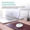 Portronics Toad 27 Wireless Mouse, Silent Buttons, 2.4 GHz with USB Nano Dongle for PC/Mac/Laptop, Auto Power Saving Mode, Adjustable DPI Button(Green) - Image 5