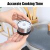 Jessica Exim Mechanical Kitchen Timer with Magnetic Base – 360° Rotary Visual Timer for Kids, Cooking, Studying, Fitness, Baking, and Teaching – Stainless Steel Countdown Timer with Alarm - Image 8