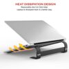 ELV Direct Tabletop Direct Laptop Stand, Ergonomic Aluminum Computer Stand, Laptop Riser, Ventilated Lapdesk Compatible for Tablets and Laptops Upto 15.6 inches (39.62 cm), Black, JJ-Laptop-STD - Image 5