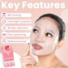 Bee & Beauty Bio Collagen Overnight Mask Pack of 1 | Korean Face Mask For Glass Skin | Pink Sheet Mask For Deep Hydration, Rejuvenation With Bulgarian Rose - Image 4