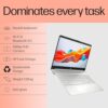 HP 15s, 12th Gen Intel Core i5-1235U,16GB DDR4, 512GB SSD (Win11, Office21, Silver, 1.69kg) Anti-Glare,15.6-inch(39.6cm), FHD Laptop, Intel Iris Xe Graphics, Backlit KB, HD Camera, fq5330TU - Image 3