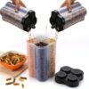4-in-1 Kitchen Storage Box Set – Plastic Containers for Kitchen Storage | Multipurpose Jars & Boxes for Spices, Grains & Snacks | Durable & Space-Saving Design (Pack of 1)