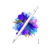 Dyazo Aluminum Super Light Weight Capacitive Stylus Pen for Touch Screen Devices with Fine Point Disc Compatible with All iOS and Smart Android Phone & Tablets Non Magnetic (White)