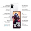 Redmi Note 10S (Frost White, 8GB RAM,128 GB Storage) - Super Amoled Display | 64 MP Quad Camera | Alexa Built in | 33W Charger Included - Image 2