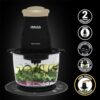 INALSA Electric Chopper for Kitchen & Meat Grinder|1.5 L Capacity|Unbreakable Bowl|400 W Motor|Stainless Steel Double Layer Chopping Blade & Whisking Blade|Chop, Mince&Whisk|2 Yr Warranty-MultiChopPc - Image 6